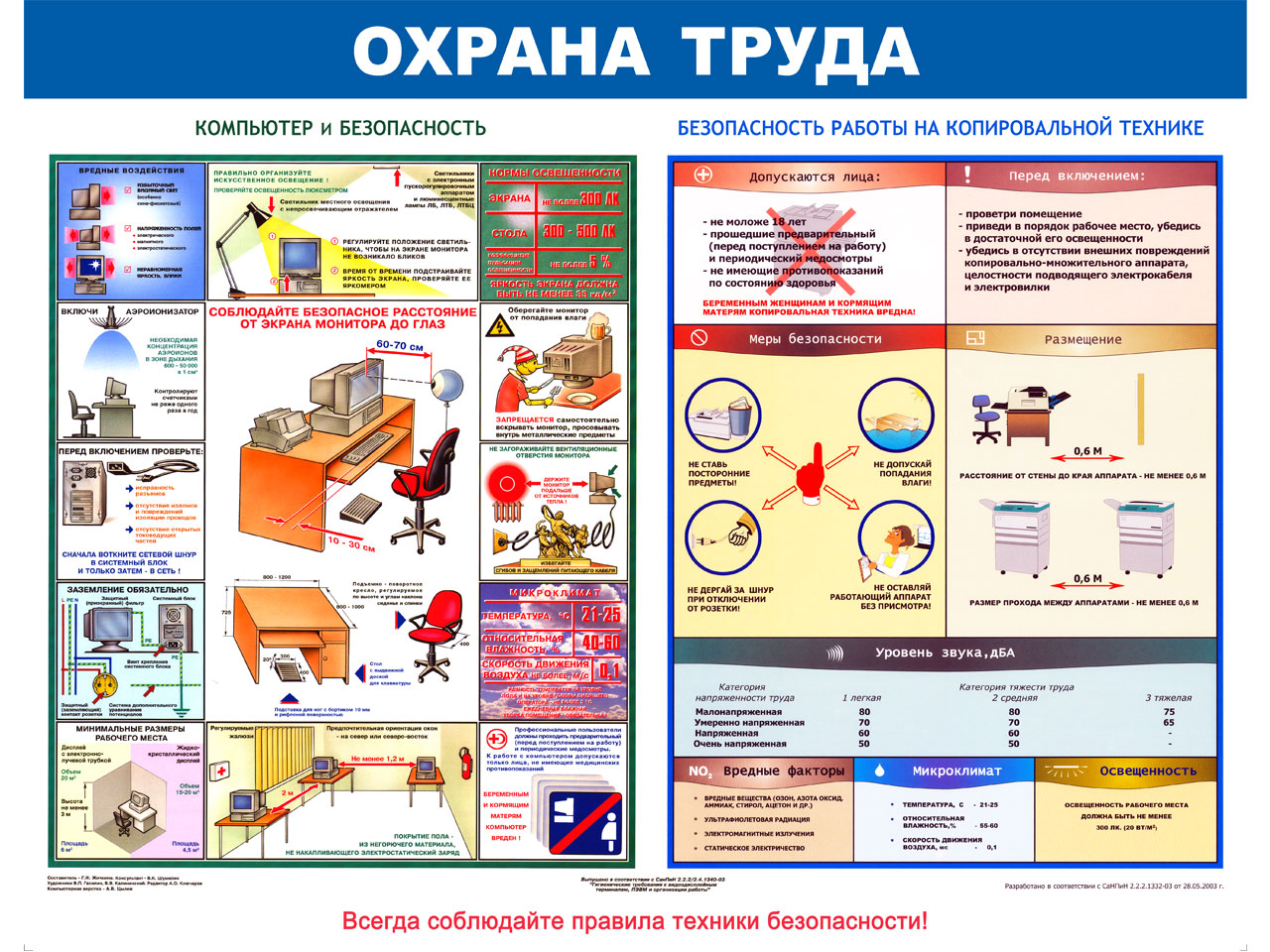 Контрольная работа по теме Охрана труда при работе на компьютере